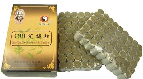 Acupuncture Moxa Stick Pack of 10 Sticks Moxa Rolls For Moxibustion Therapy Moxa Roll Moxa Sticker Moxa Cone Mini Moxa Big Thunder Fire Moxa Stick