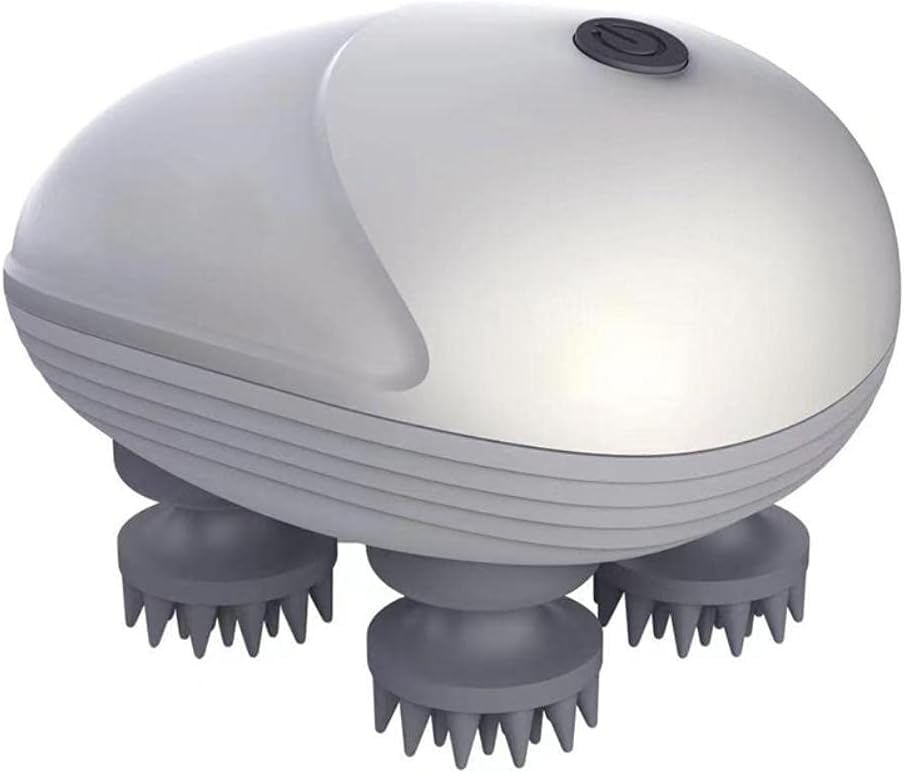 Electric Head,Scalp Massager | Rechargeable Head Kneading Massage Machine | 3 Speed Mode Handheld.Portable,Scalp Scratcher Body Massager for Hair Growth,Deep Clean & Stress Relaxation