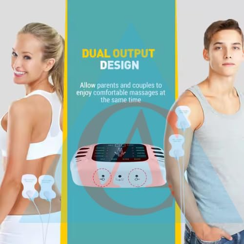 Electronic Pulse Body Massager Therapy Stroke Slimming Machine For Pain Relief&Fitness Acupuncture Therapy Machine English Version For Pain Relief&Fitness, White