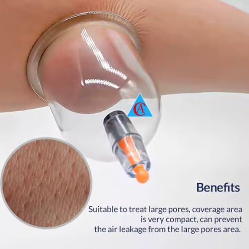 HIJAMA Cupping Kit Vacuum Cupping Set Hijama Cup Dry Cupping Physiotherapy Cups (50, 1)