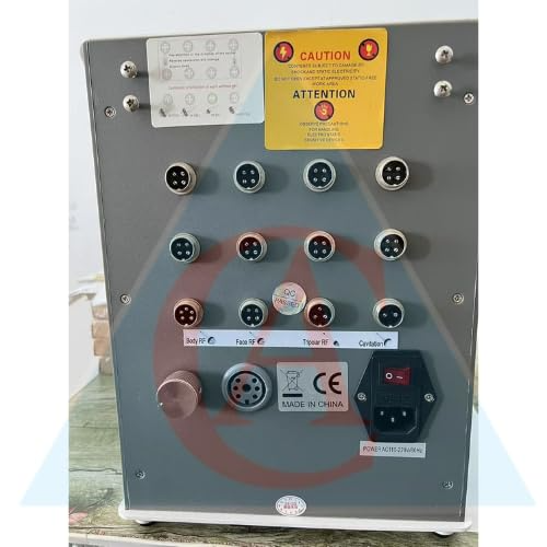 40K Cavitation Machine, 6 in 1 Body Beauty Machine Professional Radio Frequency Massager Vacuum Reduction Device for Arm Waist Thigh Hip Leg Body Contouring Machine Lipo Machine Lipo Cavitation