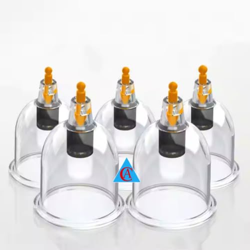 HIJAMA Cupping Kit Vacuum Cupping Set Hijama Cup Dry Cupping Physiotherapy Cups (50, 1)
