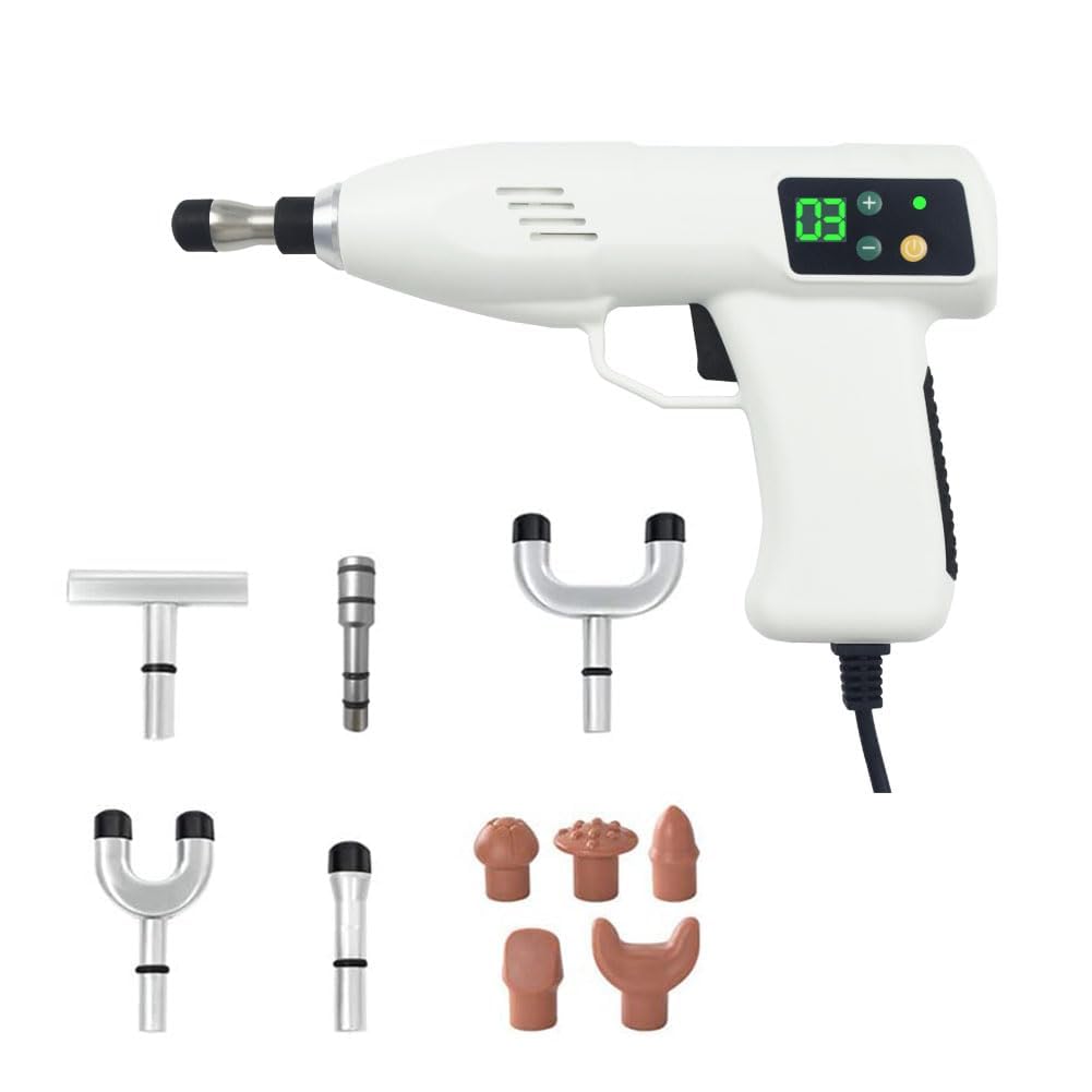 Chiropractic Gun Chiropractic Adjusting Tool Electric Instrument Impulse Actuator Massager Therapy Massage Gun GINHA Chiro Gun