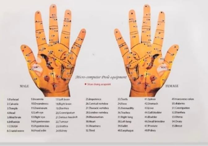 Sujok Hand Diagnosis Device Electromagnetic Therapy Full Body Massager Equipment Full Body Quantum Analyzer Machine For Full Body Check Up Hand Diagnosis Therapy Device Body Detector Machine