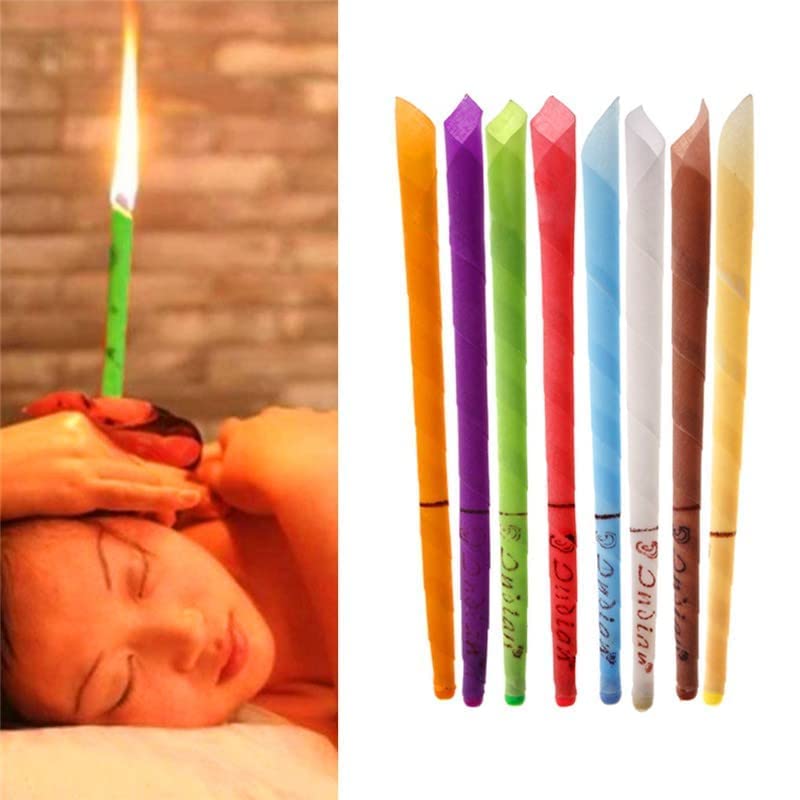 Ear Candles With Ingredients for Ear Treatment, Wax Removal Cleaner and Coning Treatment Ear Wax Removal Cleaner Coning Therapy Fragrance Candling Candles