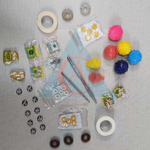 Sujok kit 15in1 Combo Therapy Magnet Kit Acupressure Kit All in One Byol,Star,Chakra, Ball,Tape, Jimmy Ring, 3BM, Thumb Pressure Combo Pack Set