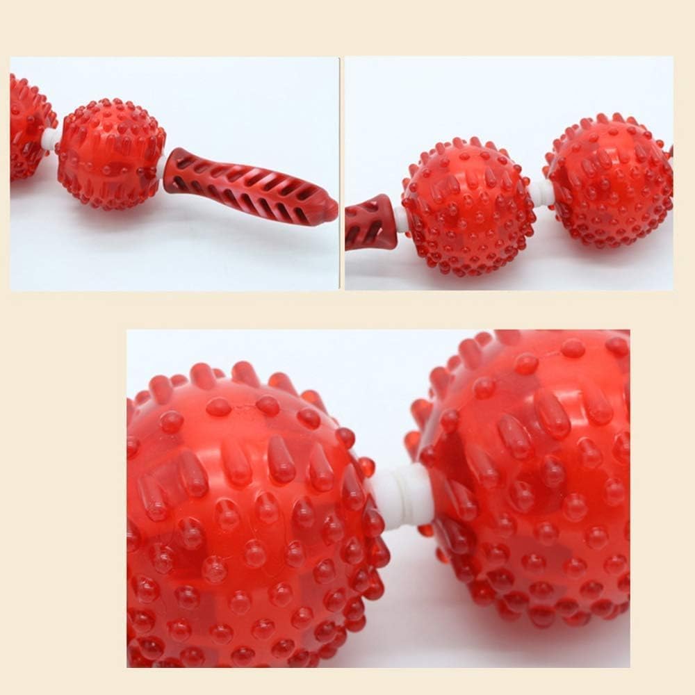 Muscle Roller Massage Stick 45cm Muscle Roller Yoga Massage Roller Ptick Point Body Massager Relieves Cramping Pain and Tension Relief Tool for Foot and Back Recovery Pain Relief