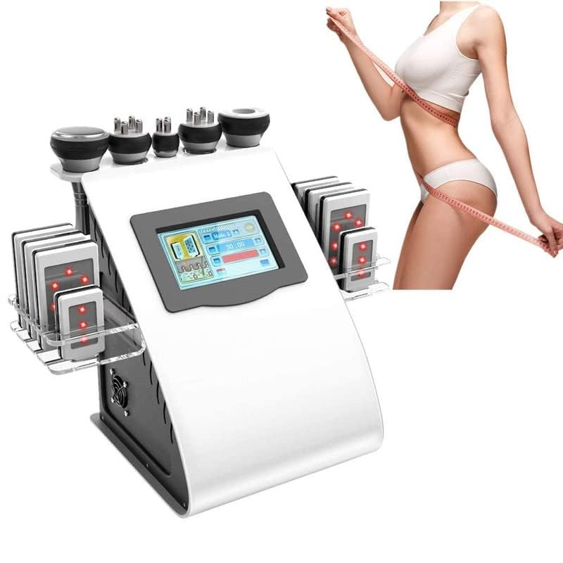 6 in 1 Body Lipo Cavitation Machine (With Training), Lipo Cavitation for Fat Removal | Skin Tightening Machine, Body Skin Light Spa Care for Home or Shop