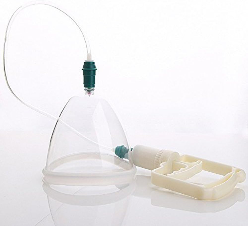 Cupping Cups Woman Bre ast Pump Enlargement Cup Masager Twin 2 Suction Cup with Manual Pump Set Body Cupping Massager