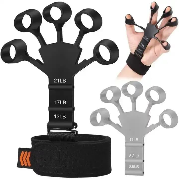 Finger Gripper Forearm Strengthener Yoga Resistance Band Finger Gripper for Veins Wrist pain Relief Vein gripper for Hand Finger Grip Wrist Muscles Finger Strengthener Finger Gripster