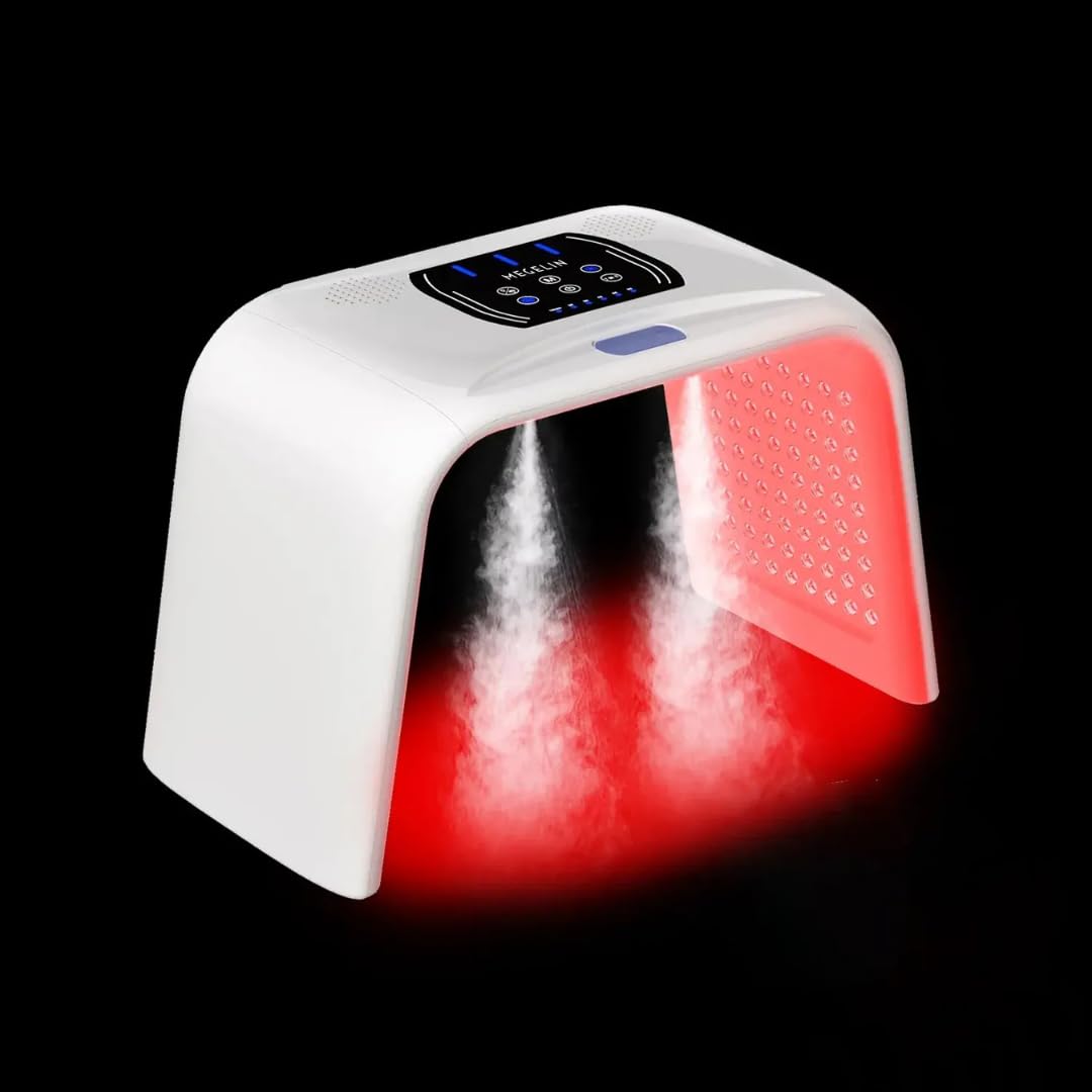 Omega Light PDT Photon Therapy Device 7 Color LED Skin Care Tool for Wrinkle Removal, Skin Rejuvenation, and Spa-Grade Beauty - Skin-Friendly & Professiona