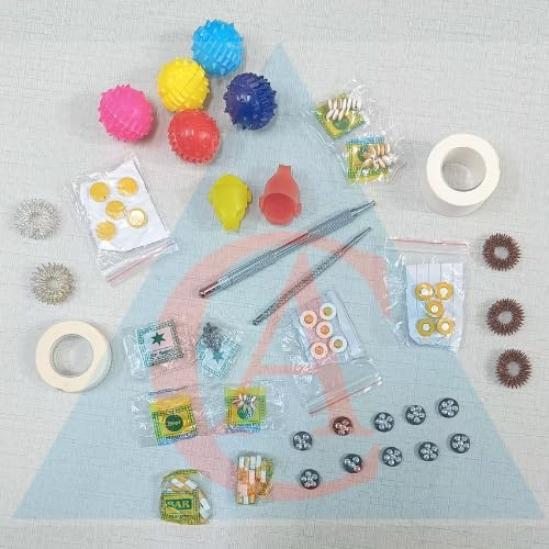 Sujok kit 15in1 Combo Therapy Magnet Kit Acupressure Kit All in One Byol,Star,Chakra, Ball,Tape, Jimmy Ring, 3BM, Thumb Pressure Combo Pack Set