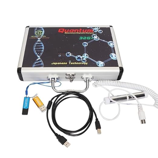 32g+ Quantum Body Analyzer, 32G Bio-Resonance Scanner, Health Checkup Machine with 55 Reports, Windows 7 Compatible