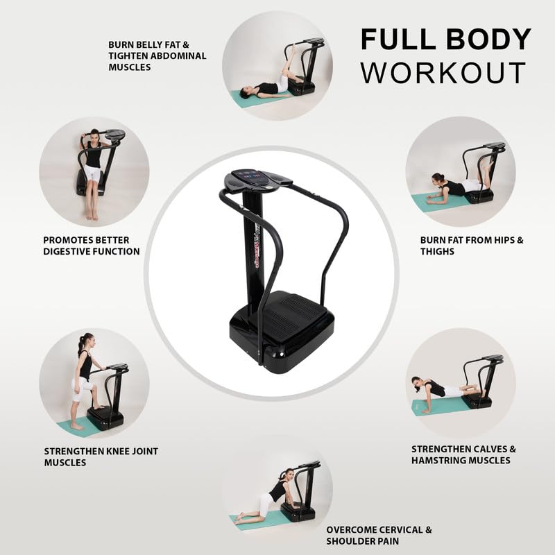 Crazy Fit Massager with Bluetooth Crazy Fit Whole Body Vibration Plate Machine Massage Massager Music dsu Crazy fit Massage Machine with Bluetooth Connection