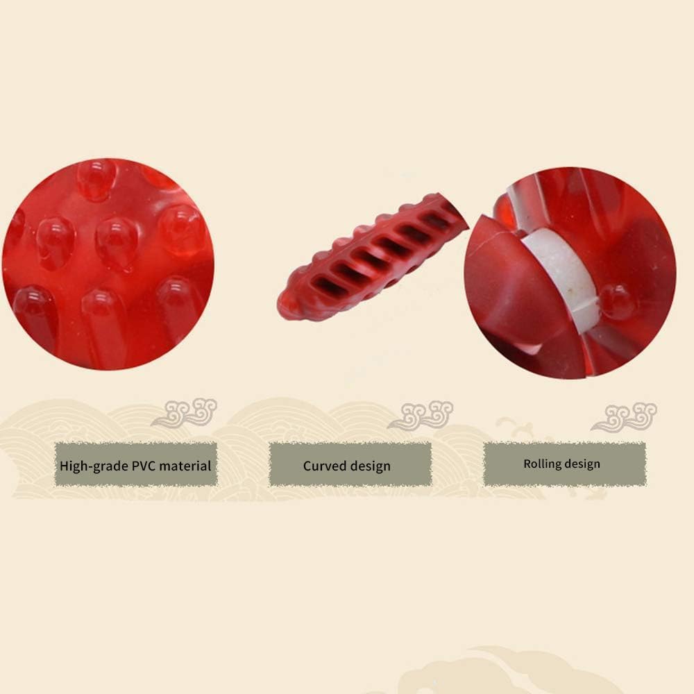 Muscle Roller Massage Stick 45cm Muscle Roller Yoga Massage Roller Ptick Point Body Massager Relieves Cramping Pain and Tension Relief Tool for Foot and Back Recovery Pain Relief