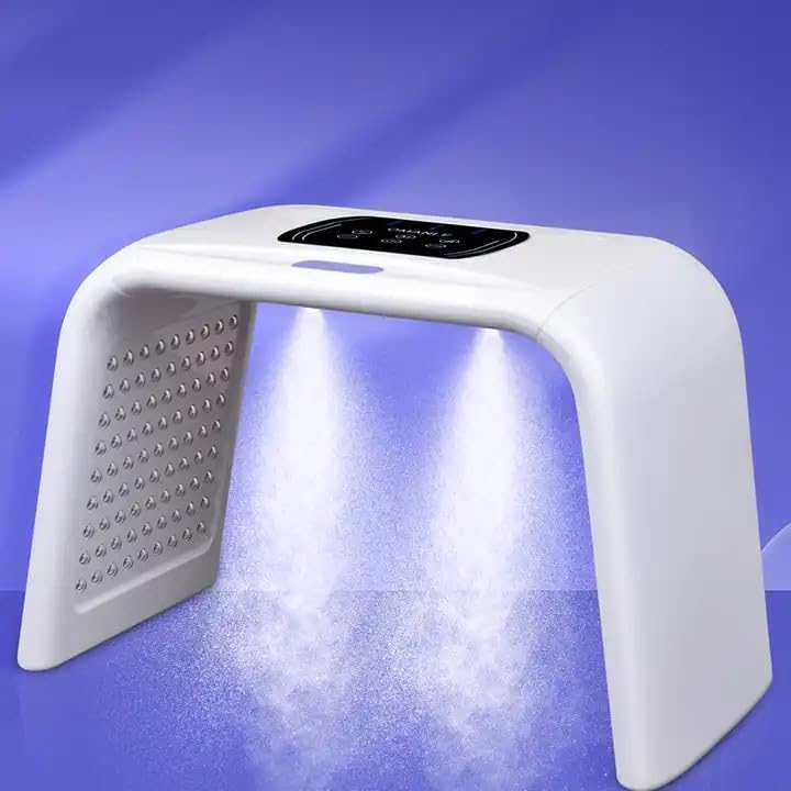 Omega Light PDT Photon Therapy Device 7 Color LED Skin Care Tool for Wrinkle Removal, Skin Rejuvenation, and Spa-Grade Beauty - Skin-Friendly & Professiona