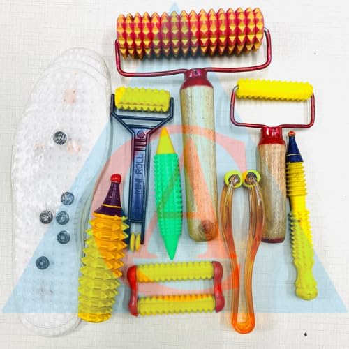 Acupressure Kit Combo Pack All in One Therapy Peoducts In One Set Best for Presnol , Home , Clinic Gift Use.