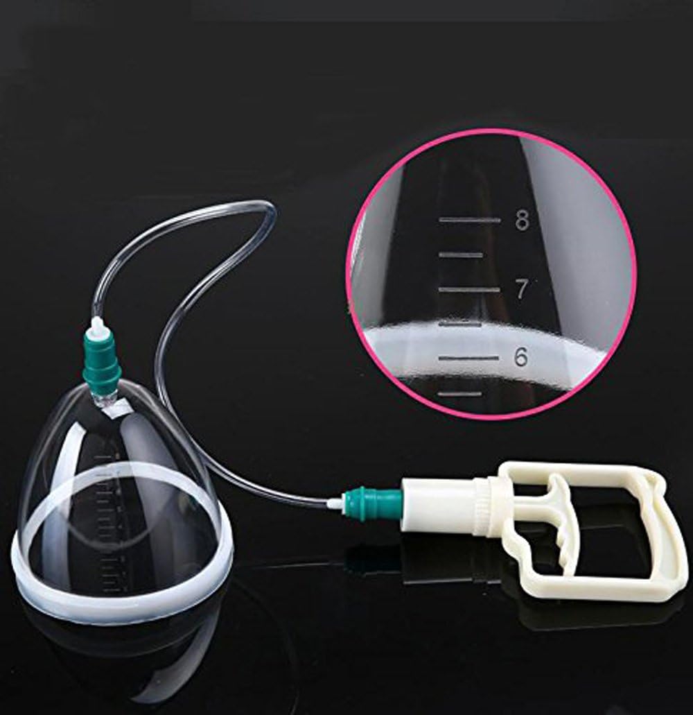 Cupping Cups Woman Bre ast Pump Enlargement Cup Masager Twin 2 Suction Cup with Manual Pump Set Body Cupping Massager