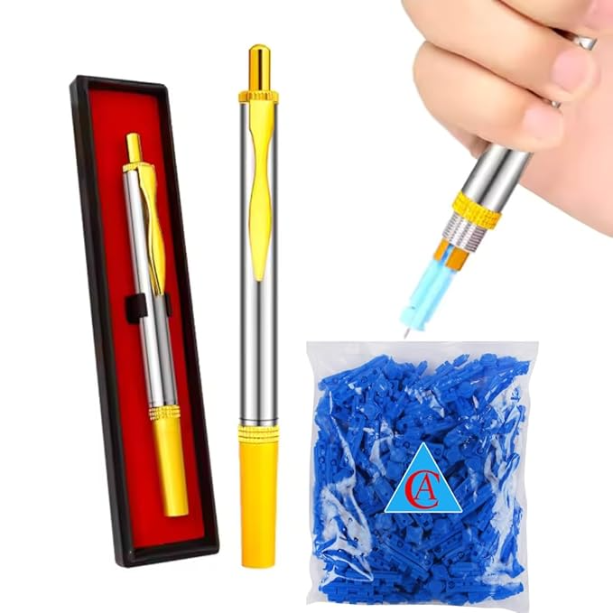 Single Pin Hijama Pen With 100 needles 1 Pin hijama Cupping Pen for Cupping Therapy