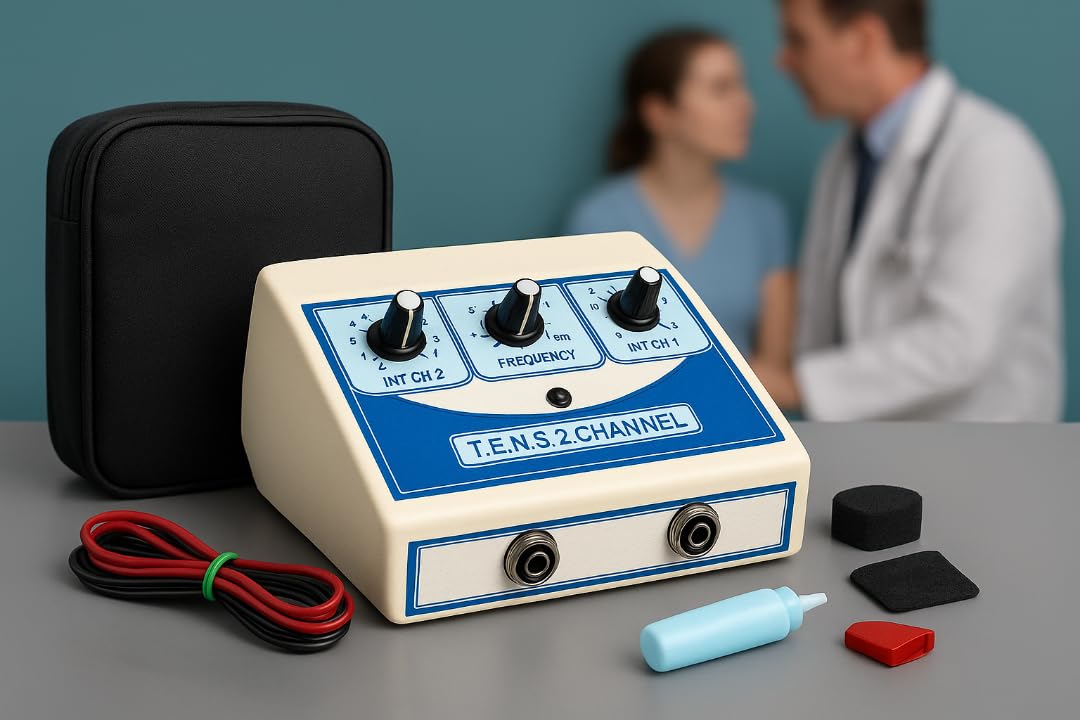 Physiotherapy Machine for Clinic, Home and Home Visit Doctor US, IFT,TENS+MS 2 Year Machine Warranty