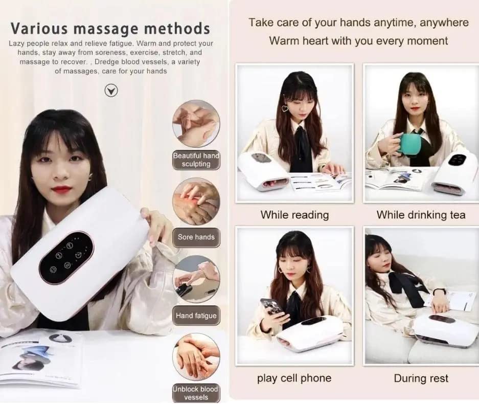 Smart Hand Acupressure Device For Acupuncture Palm Acupressure Machine Electric Hand Guard Massager For Numbness Point Portable Hand Therapy Massager
