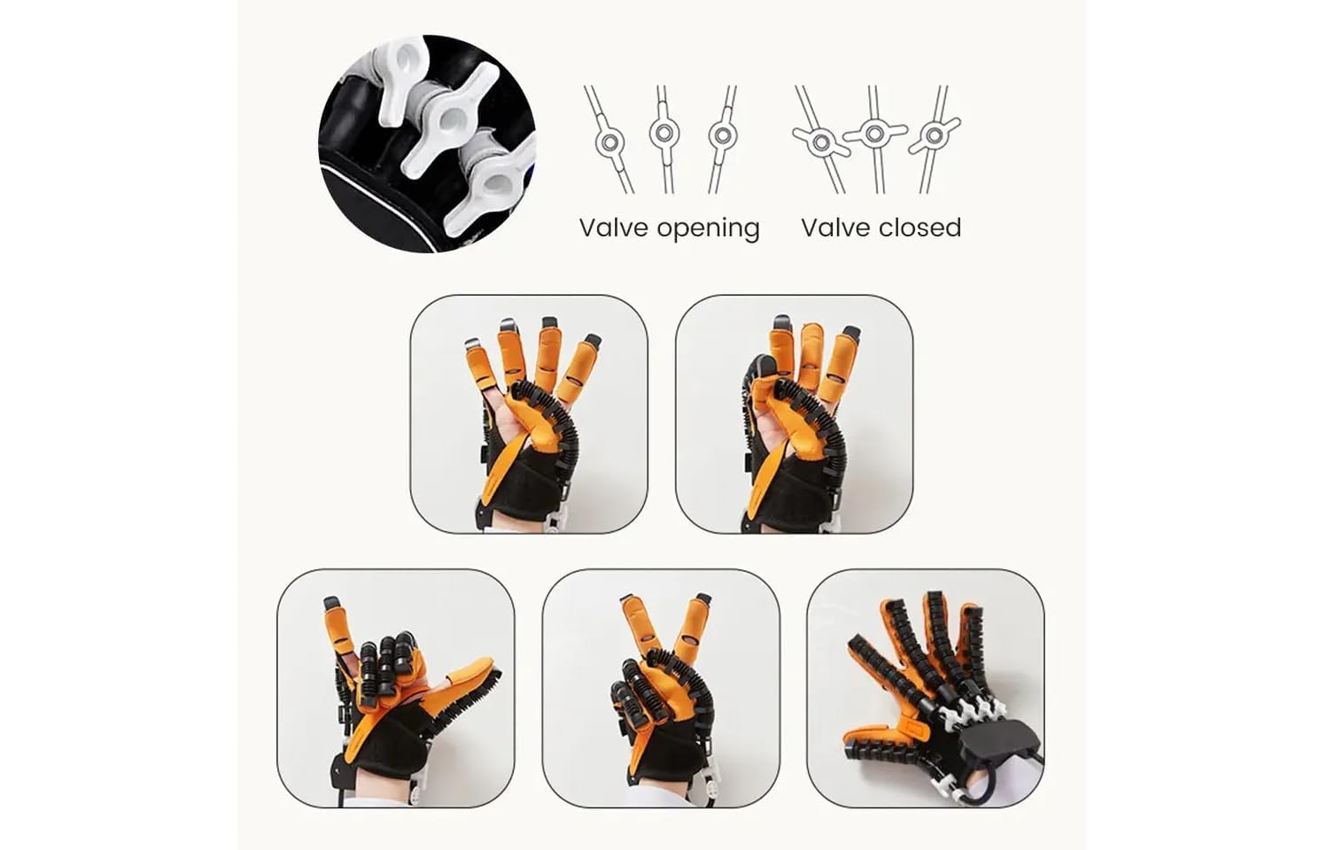 Robotic Hand rehabilitation Glove Finger Rehabilitation Trainer Robot Gloves, Therapy Equipment For Stroke Fingers, Stroke Hand Recovery Equipment