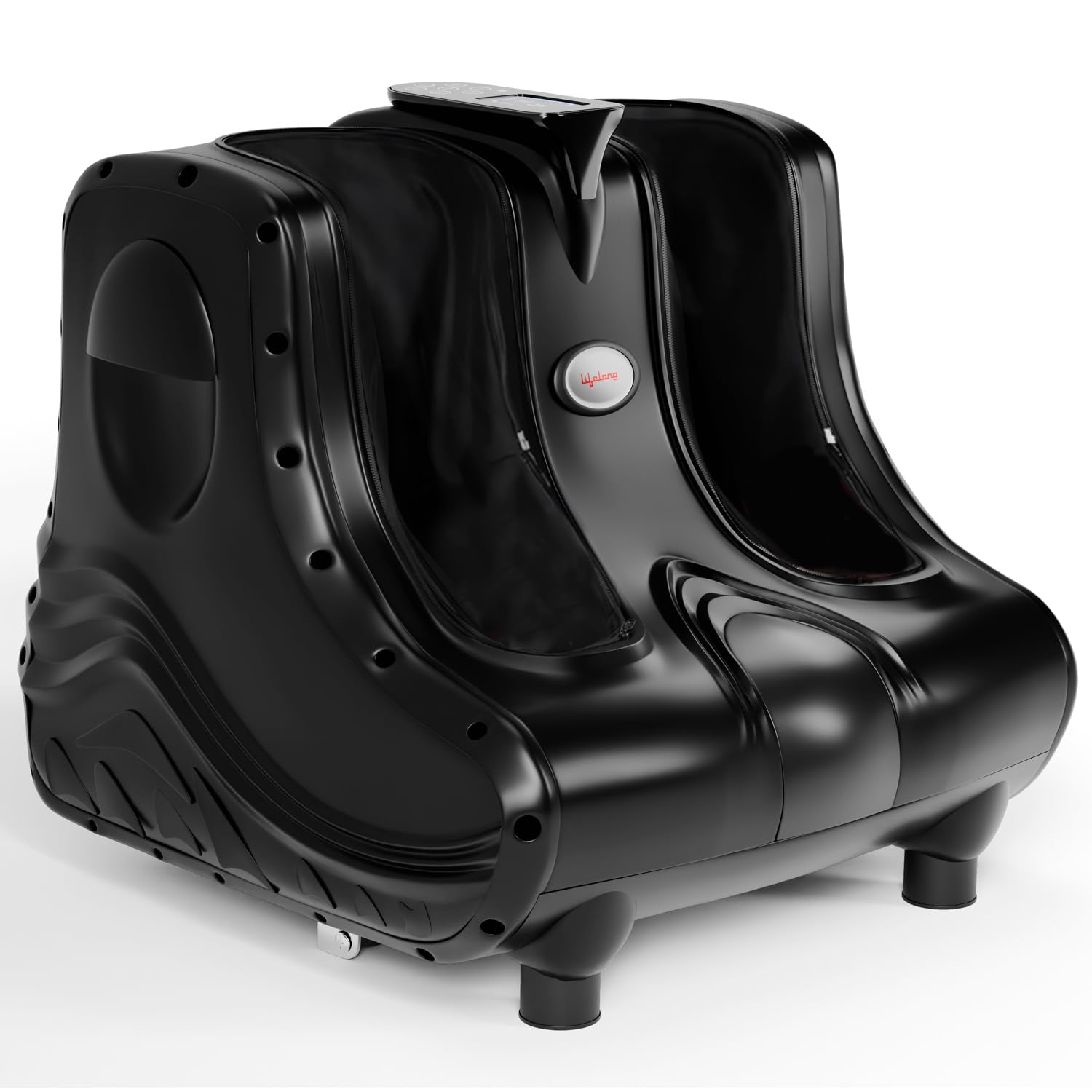 Leg Massager Foot Massager Machine for Pain Relief Electric with Digital Display Feet Massager for Blood Circulation Soothing Heat Removable Cover Foot Calf Machine With Airbags Vibration For Home Calf Thighs Knee Pain Relief