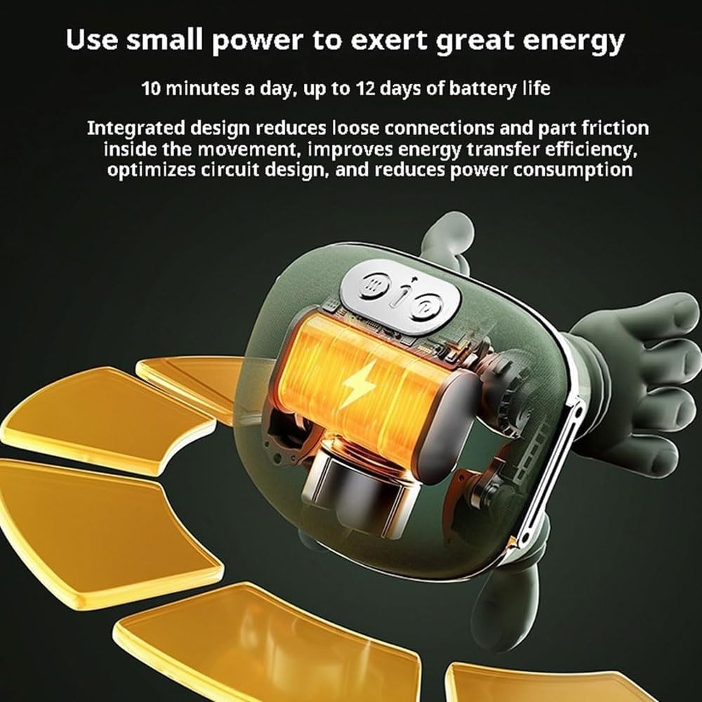 Neck Massager Shiatsu Neck and Back Massager 4D Kneading Massage, Human Hand Design for Pain Relief