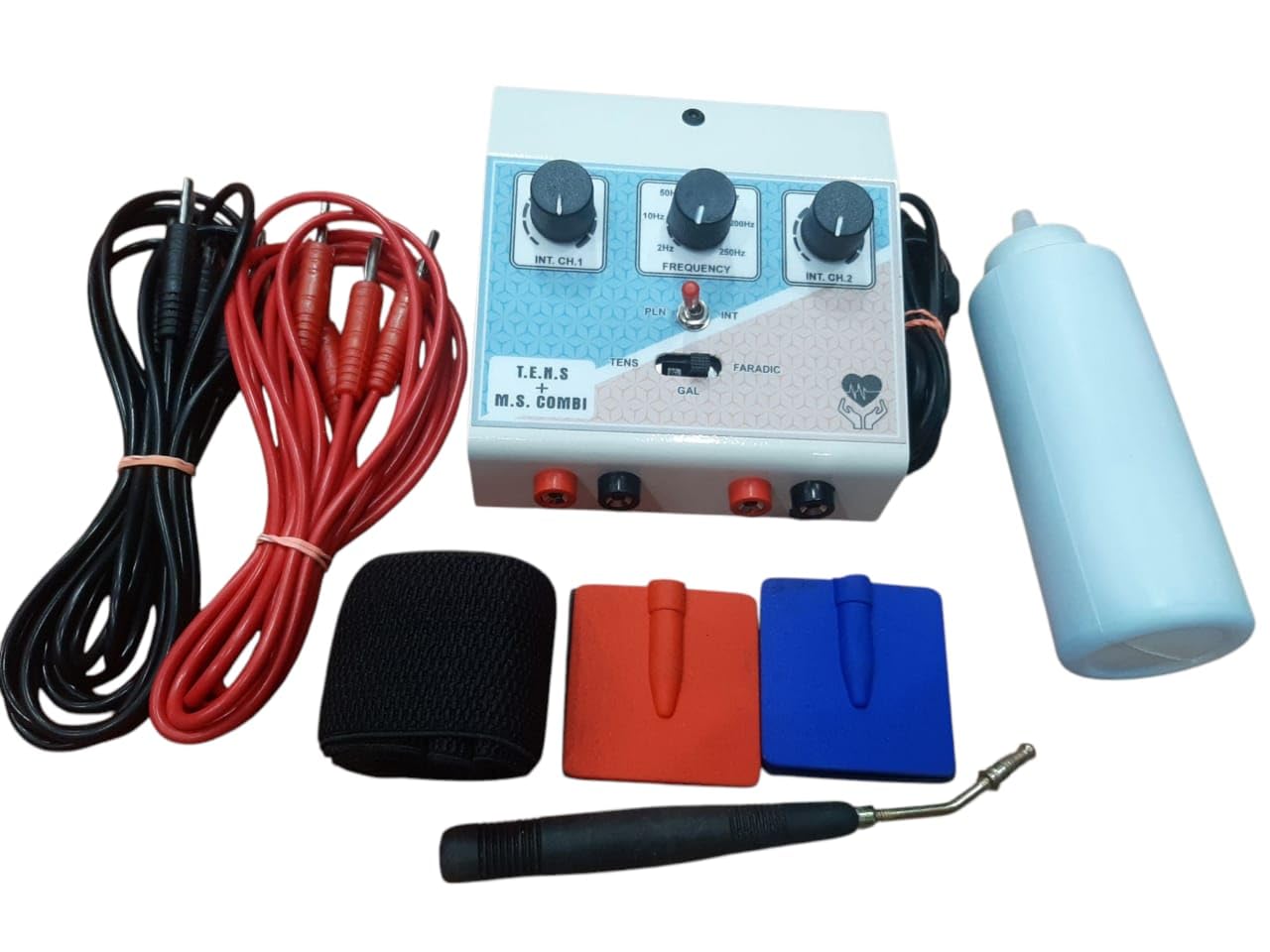 Physiotherapy Machine for Clinic, Home and Home Visit Doctor US, IFT,TENS+MS 2 Year Machine Warranty