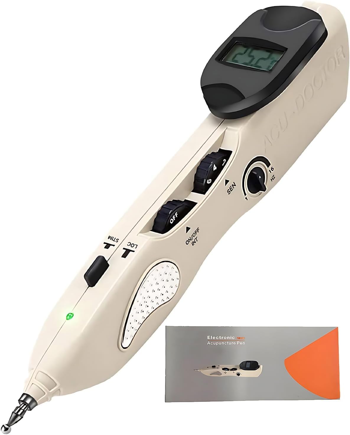 Acupuncture Energy Pen, Digital Electronic Acupuncture Pen Body Massager Acupressure Massager Health Beauty Tool For Pain Relief Health Care Pain Relief Pointer Health Care Tool Set