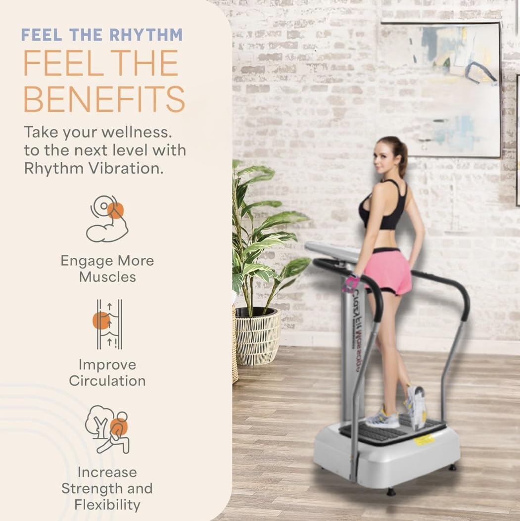 Crazy Fit Massager with Bluetooth Crazy Fit Whole Body Vibration Plate Machine Massage Massager Music dsu Crazy fit Massage Machine with Bluetooth Connection