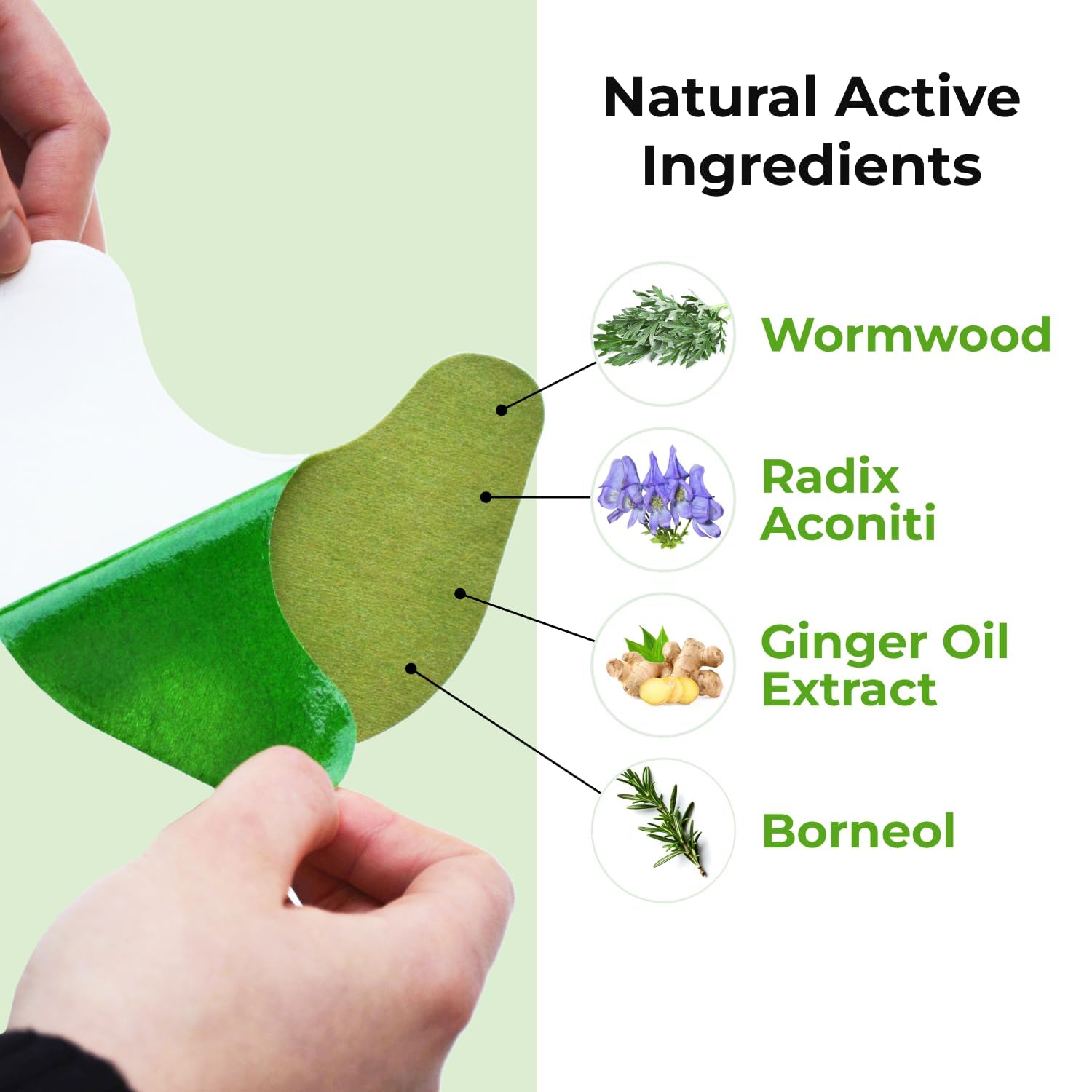 Knee Patch 10pcs Herbal Knee Pain Relief Patches Arthritis Inflammation Patch Sticker Instant Relief from Knee Pain Joint Knee Pain Relief Products Natural Wormwood Extract Patch for Knee