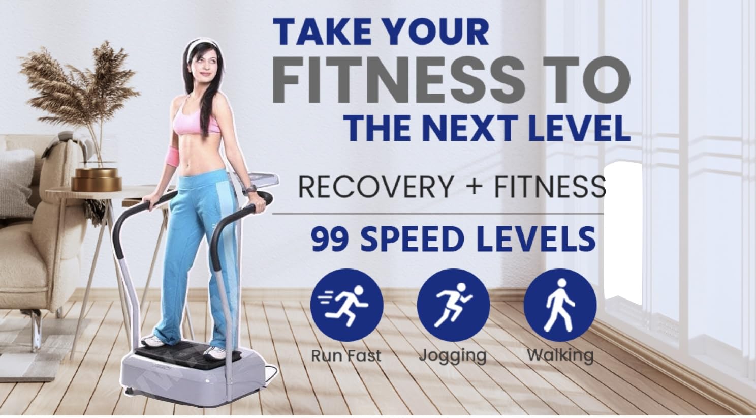 Crazy Fit Massager with Bluetooth Crazy Fit Whole Body Vibration Plate Machine Massage Massager Music dsu Crazy fit Massage Machine with Bluetooth Connection