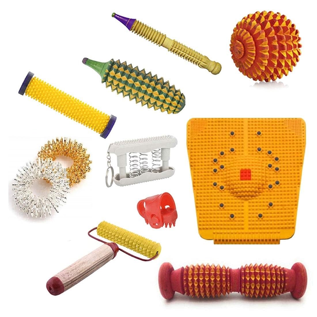 Acupressure Kit Combo Pack All in One Therapy Peoducts In One Set Best for Presnol , Home , Clinic Gift Use.