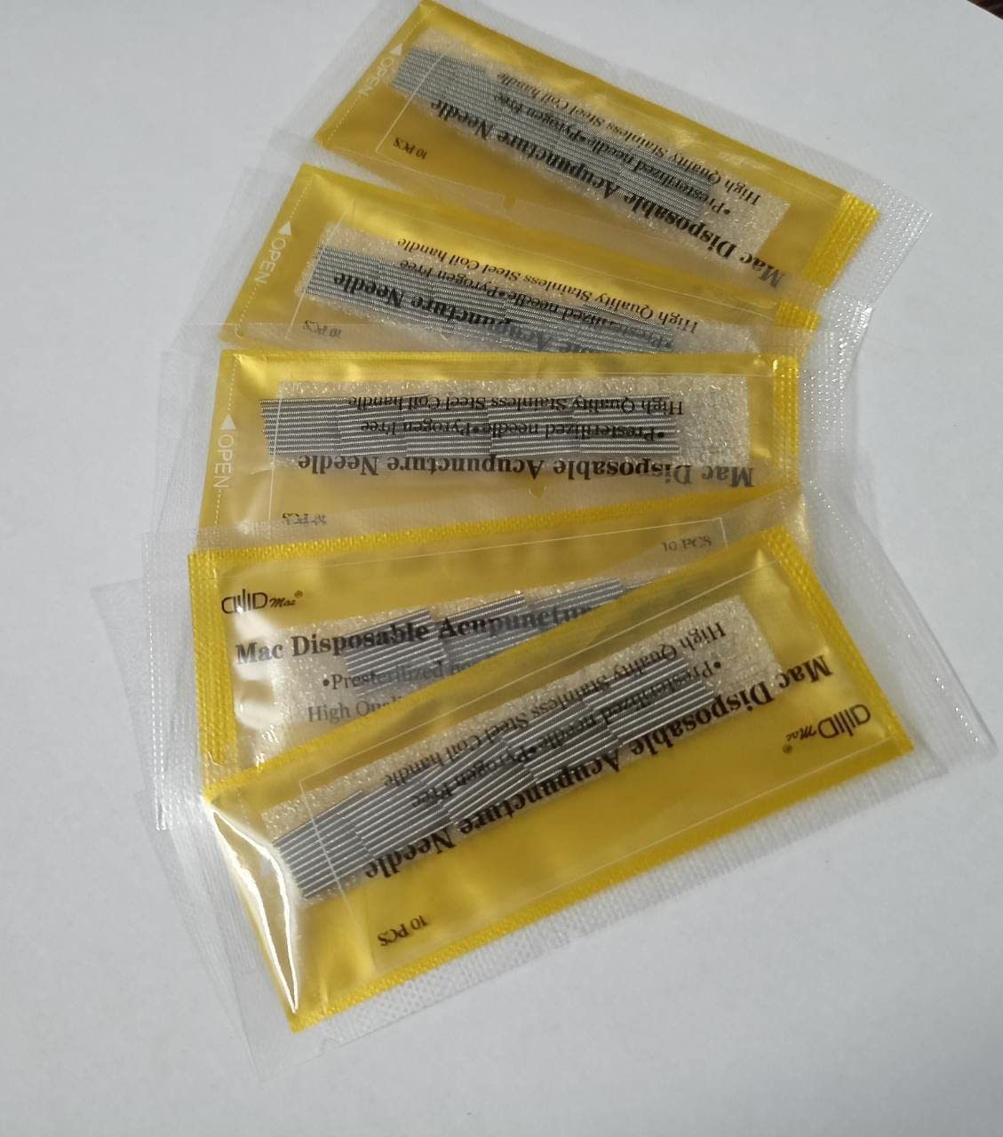 Sujok Needle Acupuncture Sujok Needles Mac 0.18 X 7 for Single Use & Bestest Needle for Acupunture Treatment (PACK OF 10 ( 500 NEEDLES)