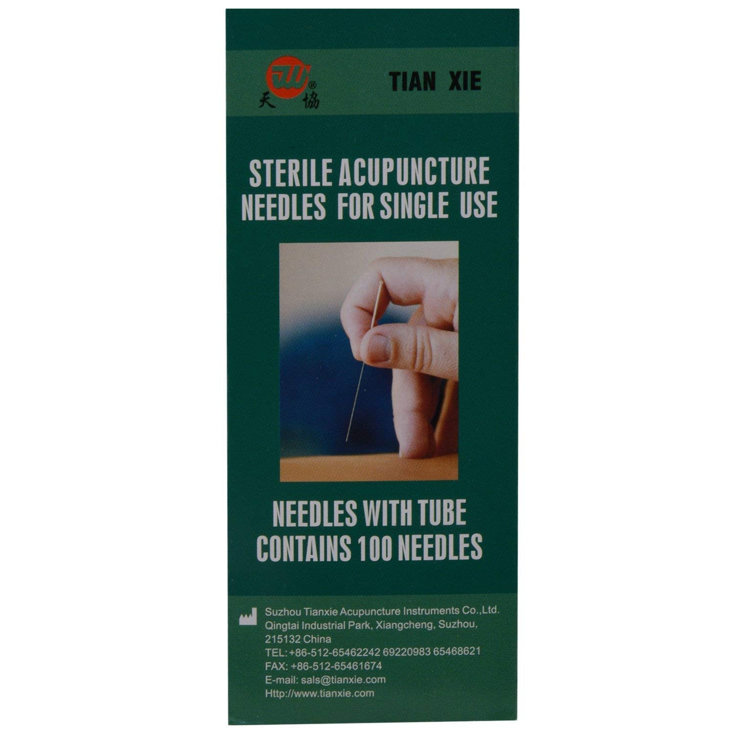 Acupuncture Needles For Single Use Transparent 100pcs Dry Needles for Physiotherapy Dry Needles