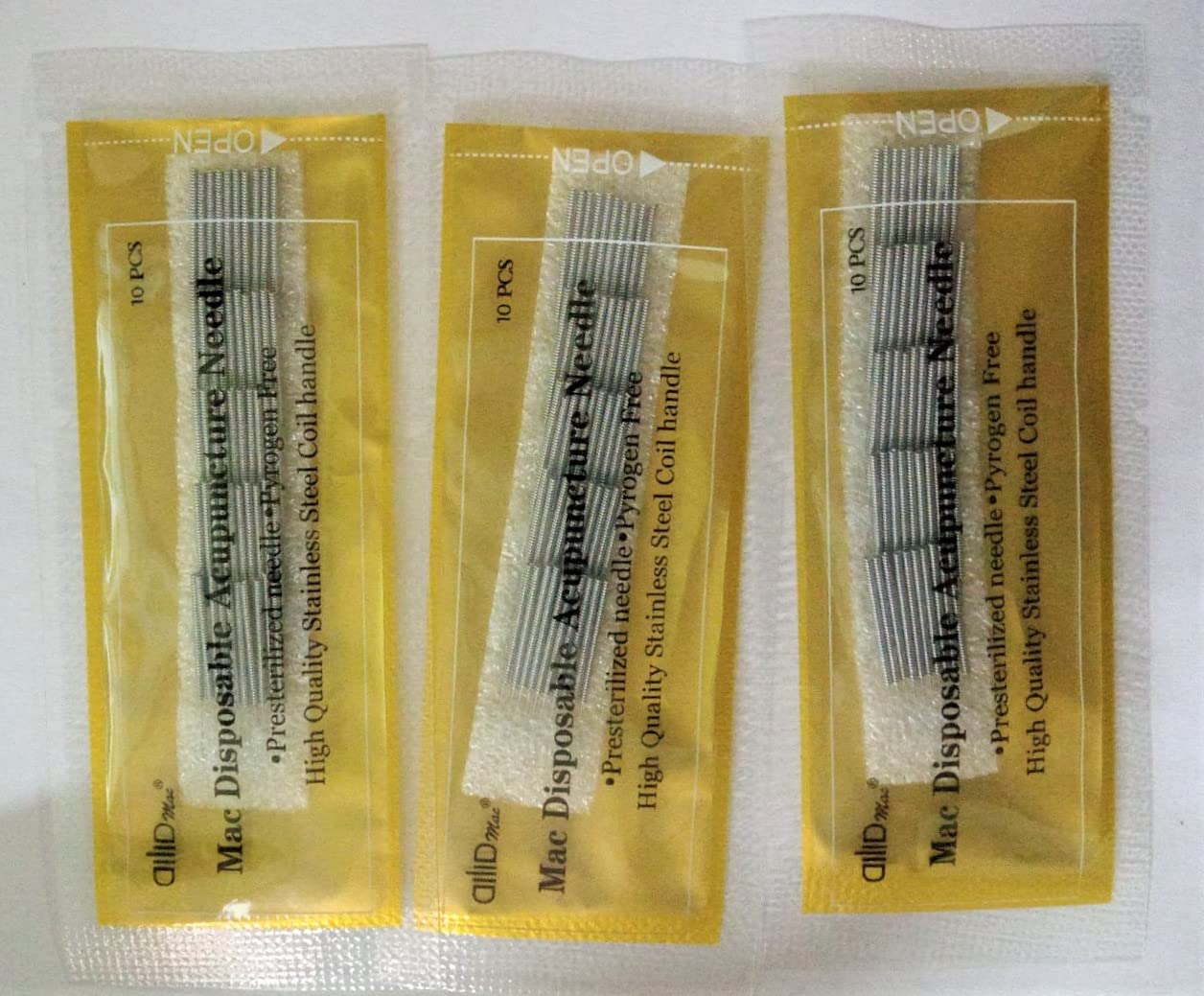 Sujok Needle Acupuncture Sujok Needles Mac 0.18 X 7 for Single Use & Bestest Needle for Acupunture Treatment (PACK OF 10 ( 500 NEEDLES)