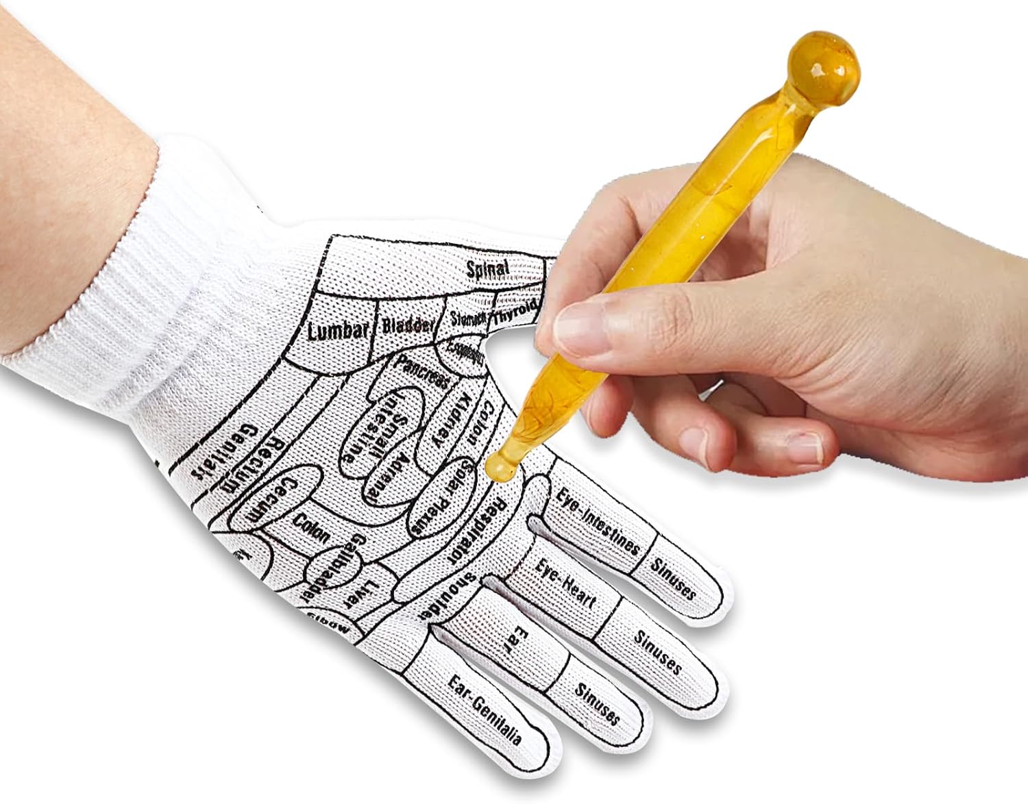 Acupressure Foot Reflexology Sock Set with Massage Tool, Acupressure Reflexology Socks Relief Body Stress & Aches, Feet Acupuncture Point Massage Pen Trigger Health & Wellness Messager Socks and gloves