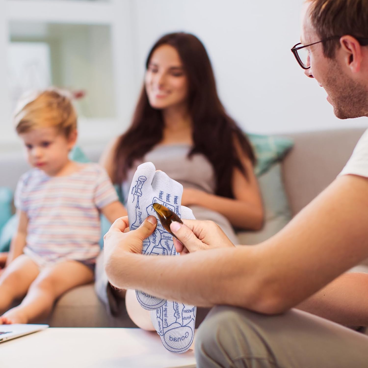 Acupressure Foot Reflexology Sock Set with Massage Tool, Acupressure Reflexology Socks Relief Body Stress & Aches, Feet Acupuncture Point Massage Pen Trigger Health & Wellness Messager Socks and gloves