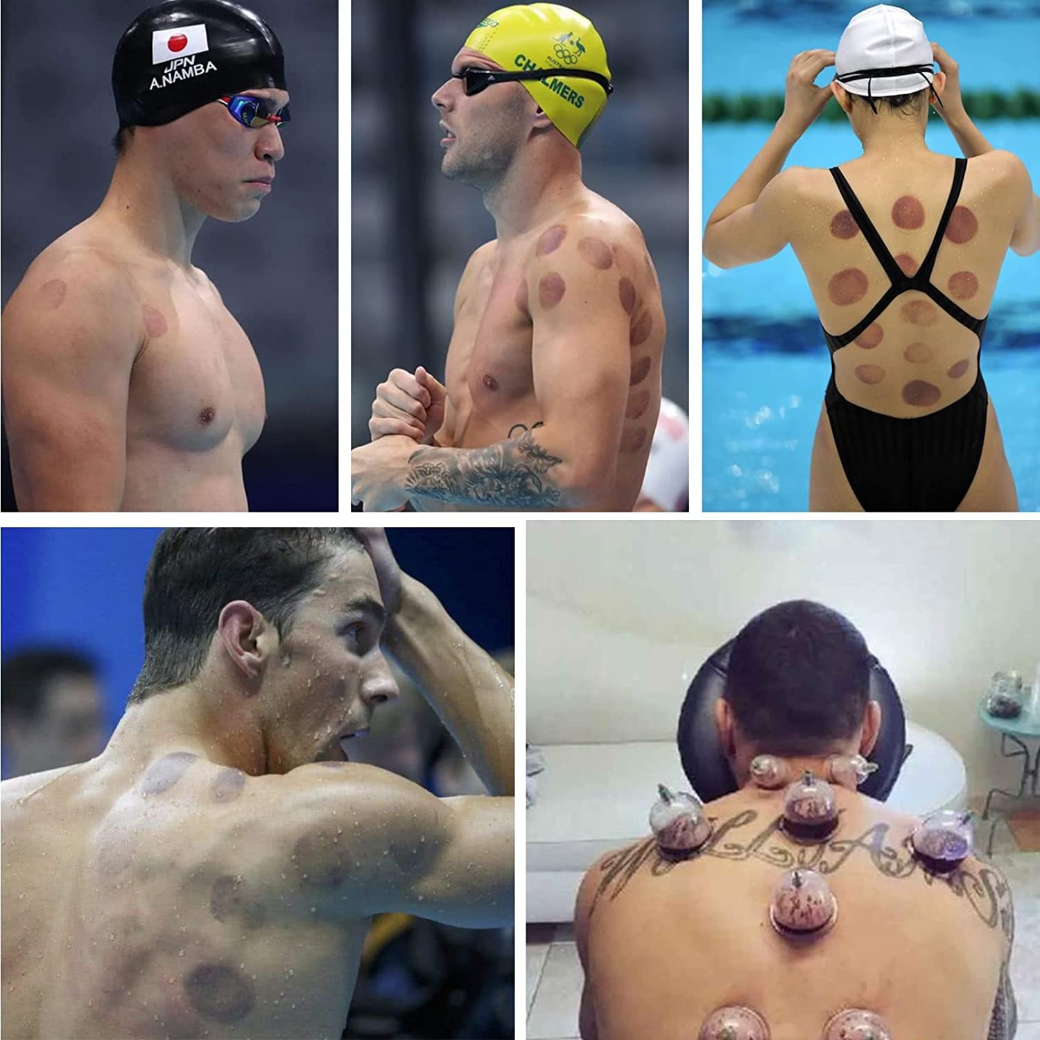 Massage Therapy Cupping Kit, Home Silicone Chinese Physical Therapy Cupping Set, Professional Muscle Cupping Tool with Pump and Suction Cups for Reduction