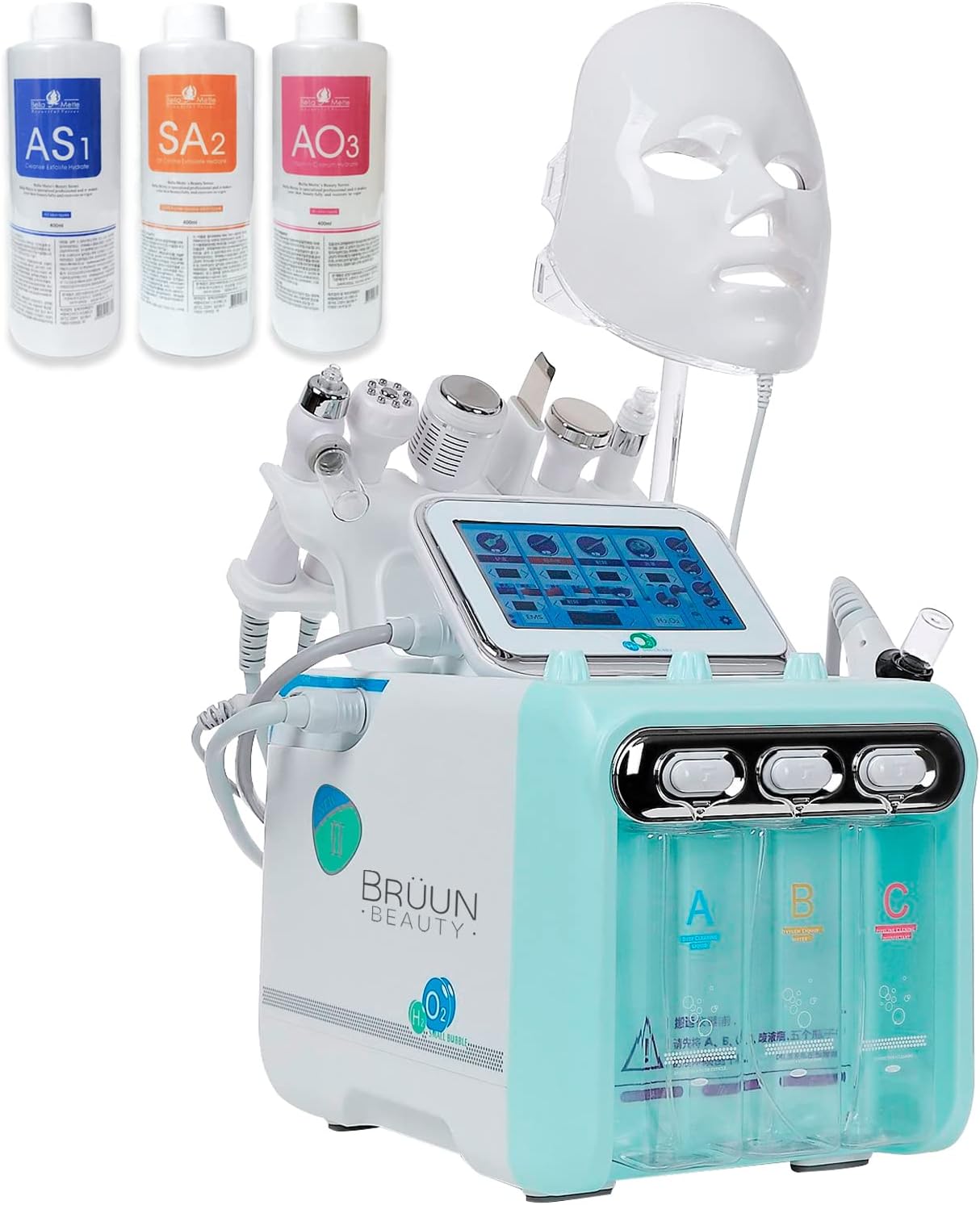 Korean Hydrafacial Machine 7 in 1 Facial Beauty Machine, Professional Hydrogen Oxygen Facial Machine, Hydrafacial Machine Dermabrasion Facial Sprayer Skin Machine