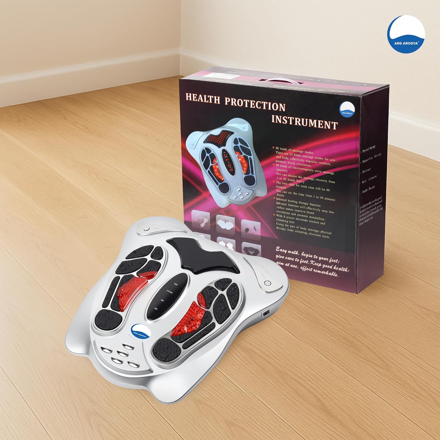 Electric Foot Massager Machine for Pain Relief Electric Foot Massage Machine Foot Massager- Electric Foot Massager Machine for Pain Relief