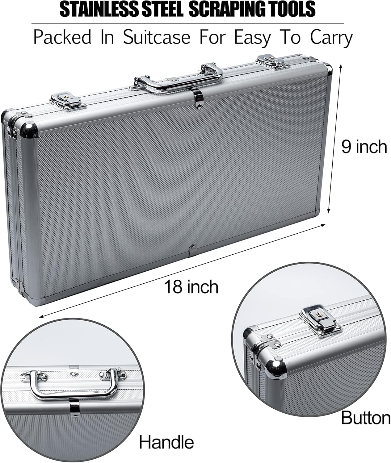 Manual Stainless Steel Gua Sha Handheld Massager Scraping Neck Massage Tool Set - Iastm Tools Great Soft Tissue Mobilization Tool IASTM Tools set of 10pcs