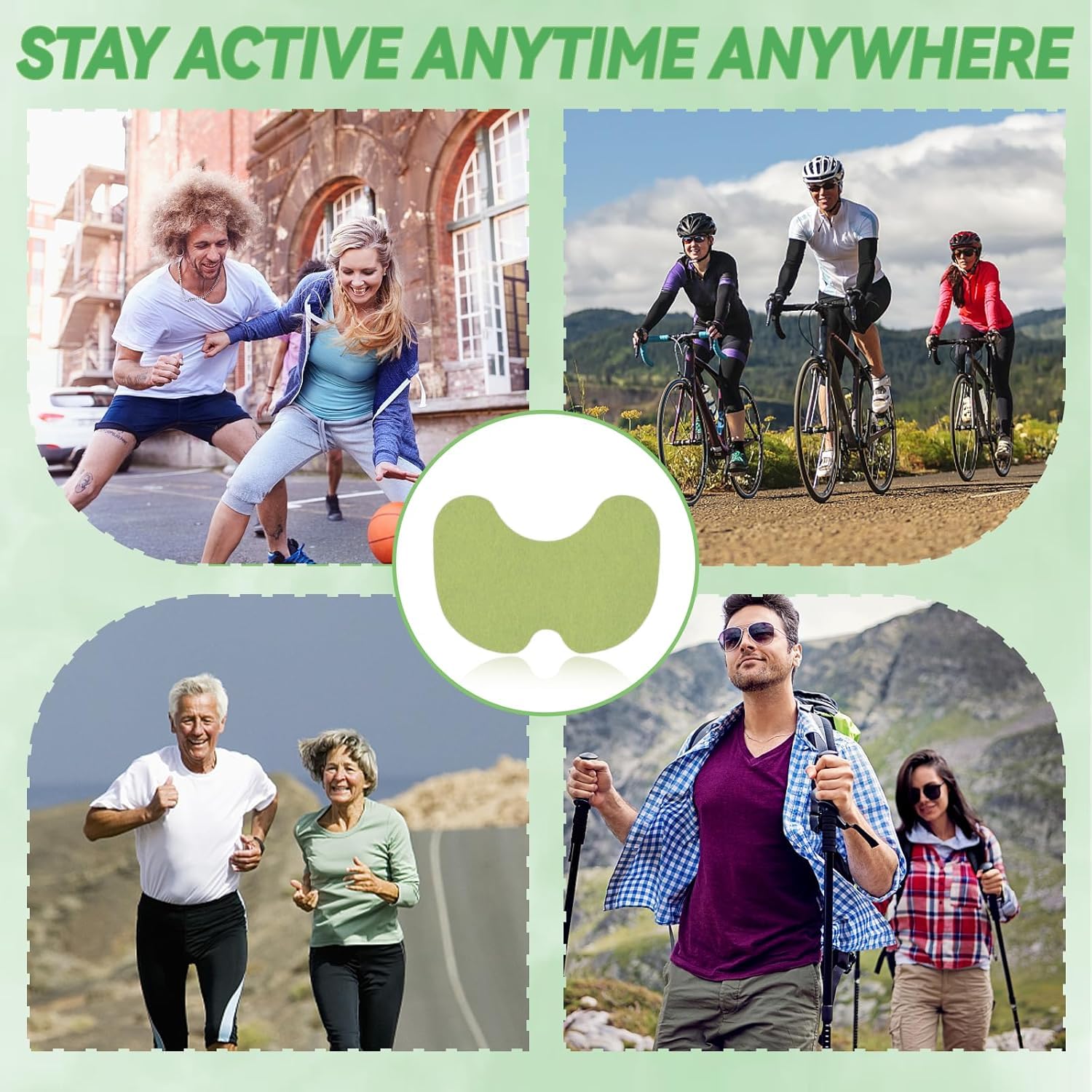 Knee Patch 10pcs Herbal Knee Pain Relief Patches Arthritis Inflammation Patch Sticker Instant Relief from Knee Pain Joint Knee Pain Relief Products Natural Wormwood Extract Patch for Knee