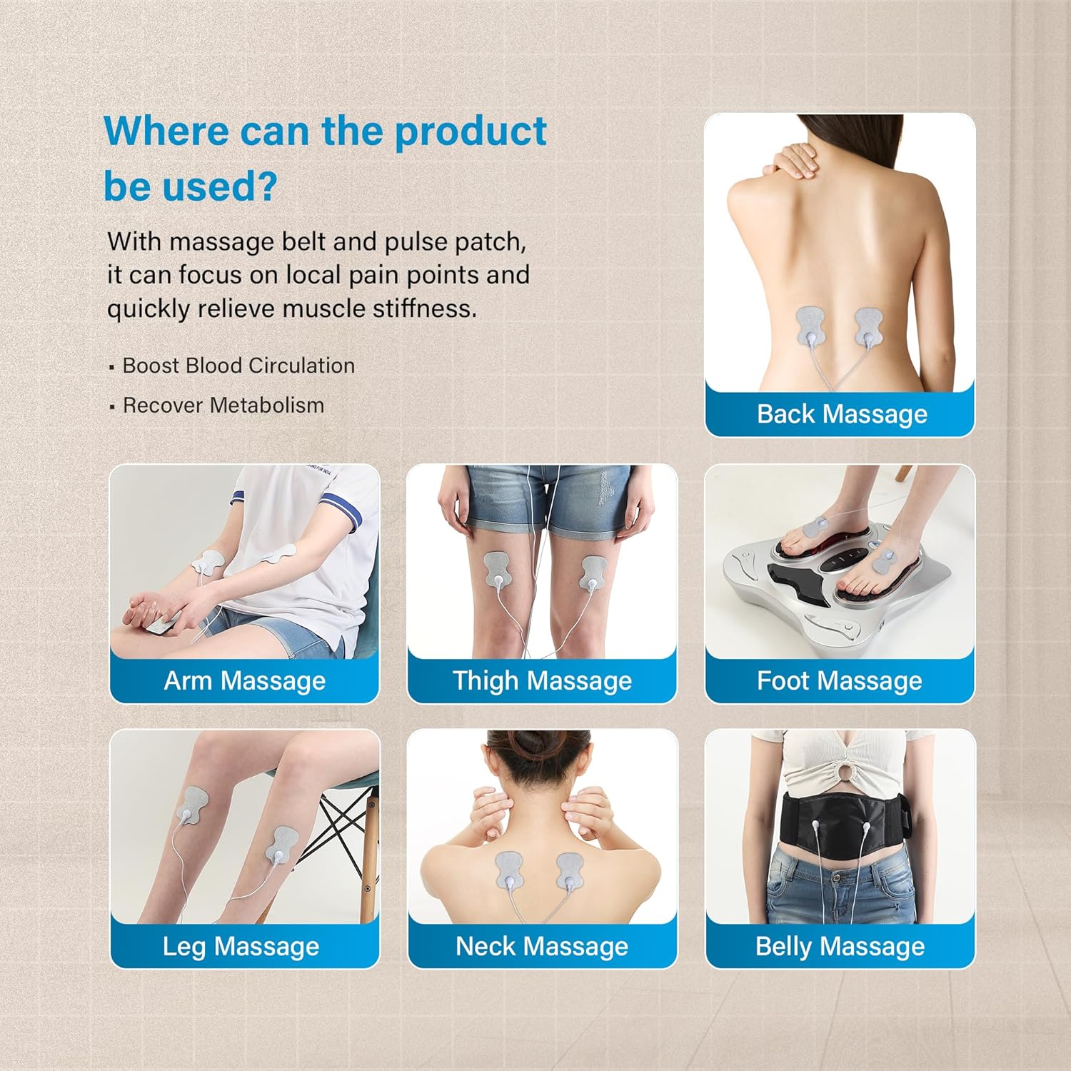 Electric Foot Massager Machine for Pain Relief Electric Foot Massage Machine Foot Massager- Electric Foot Massager Machine for Pain Relief