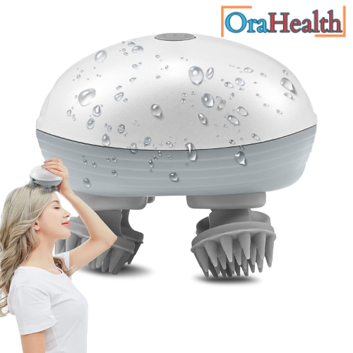Electric Head,Scalp Massager | Rechargeable Head Kneading Massage Machine | 3 Speed Mode Handheld.Portable,Scalp Scratcher Body Massager for Hair Growth,Deep Clean & Stress Relaxation