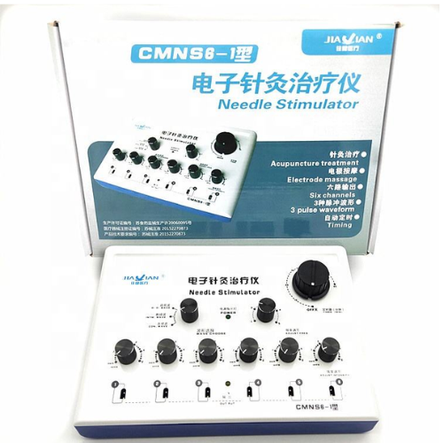 Acupuncture Stimulator Machine Electric Acupuncture Needle Stimulator Massager Machine Physiotherapy Dry Needle Stimulation Massager 6 Channels