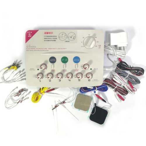 Acupuncture Stimulator Machine Electric Acupuncture Needle Stimulator Massager Machine Physiotherapy Dry Needle Stimulation Massager 6 Channels