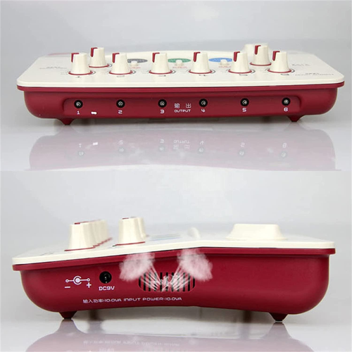 Acupuncture Stimulator Machine Electric Acupuncture Needle Stimulator Massager Machine Physiotherapy Dry Needle Stimulation Massager 6 Channels