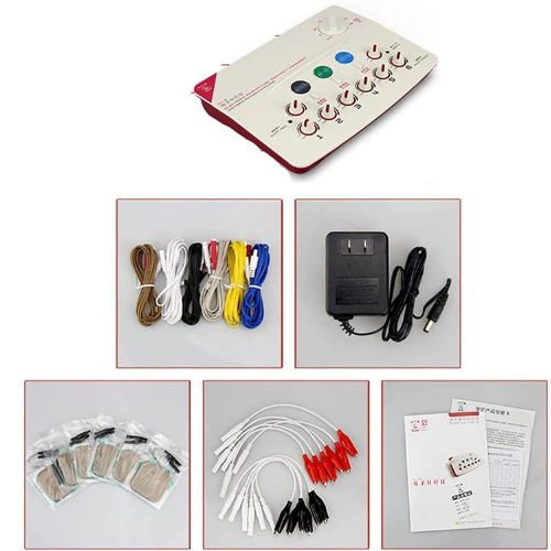 Acupuncture Stimulator Machine Electric Acupuncture Needle Stimulator Massager Machine Physiotherapy Dry Needle Stimulation Massager 6 Channels